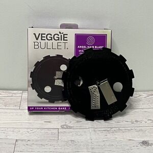 Veggie Bullet Angel Hair Blade Spiralizer 2mm Steel Blade Replacement Disc Black